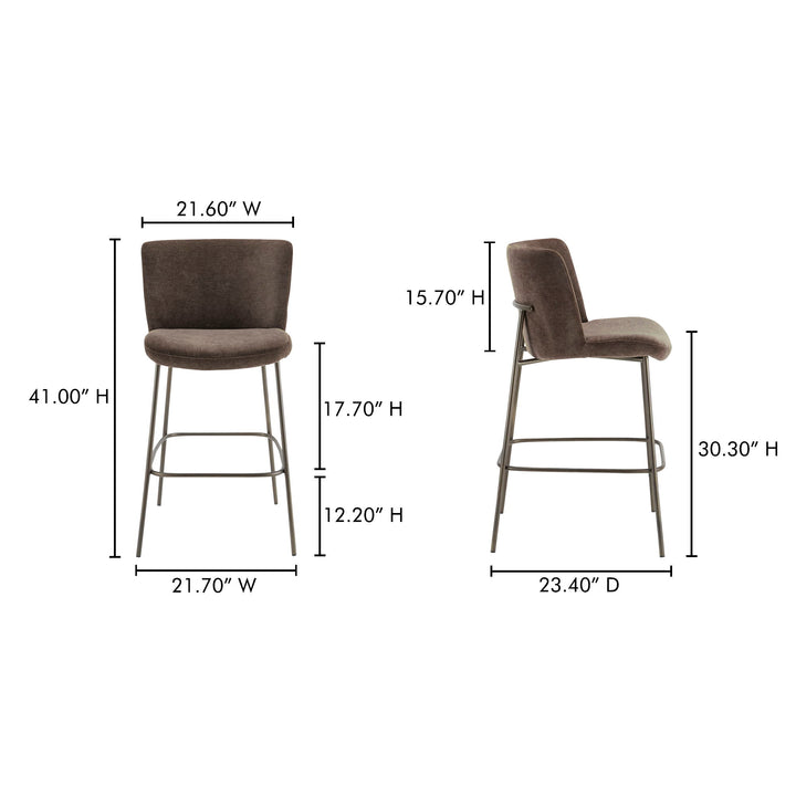 Early - Bar Stool - Dark Brown