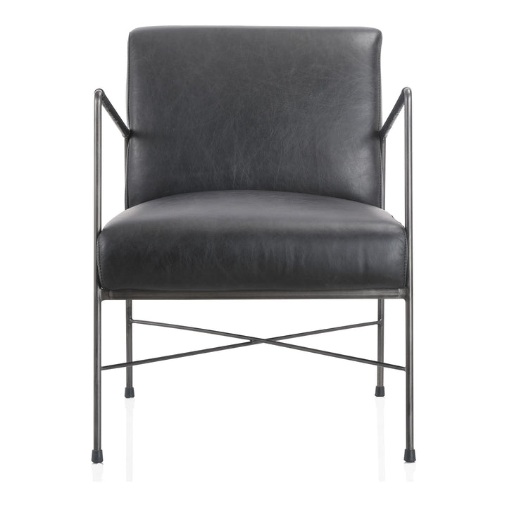 Dagwood - Leather Armchair - Black