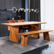 8601 Dining Table with Bench