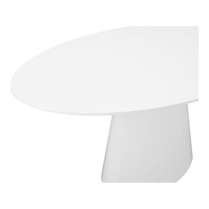 Otago - Oval Dining Table Wood - White