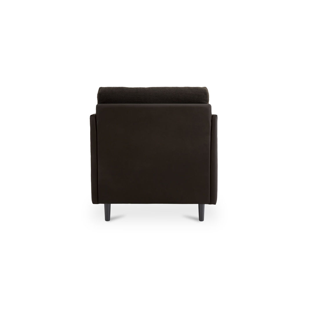 Teller - Accent Chair - Warm Black