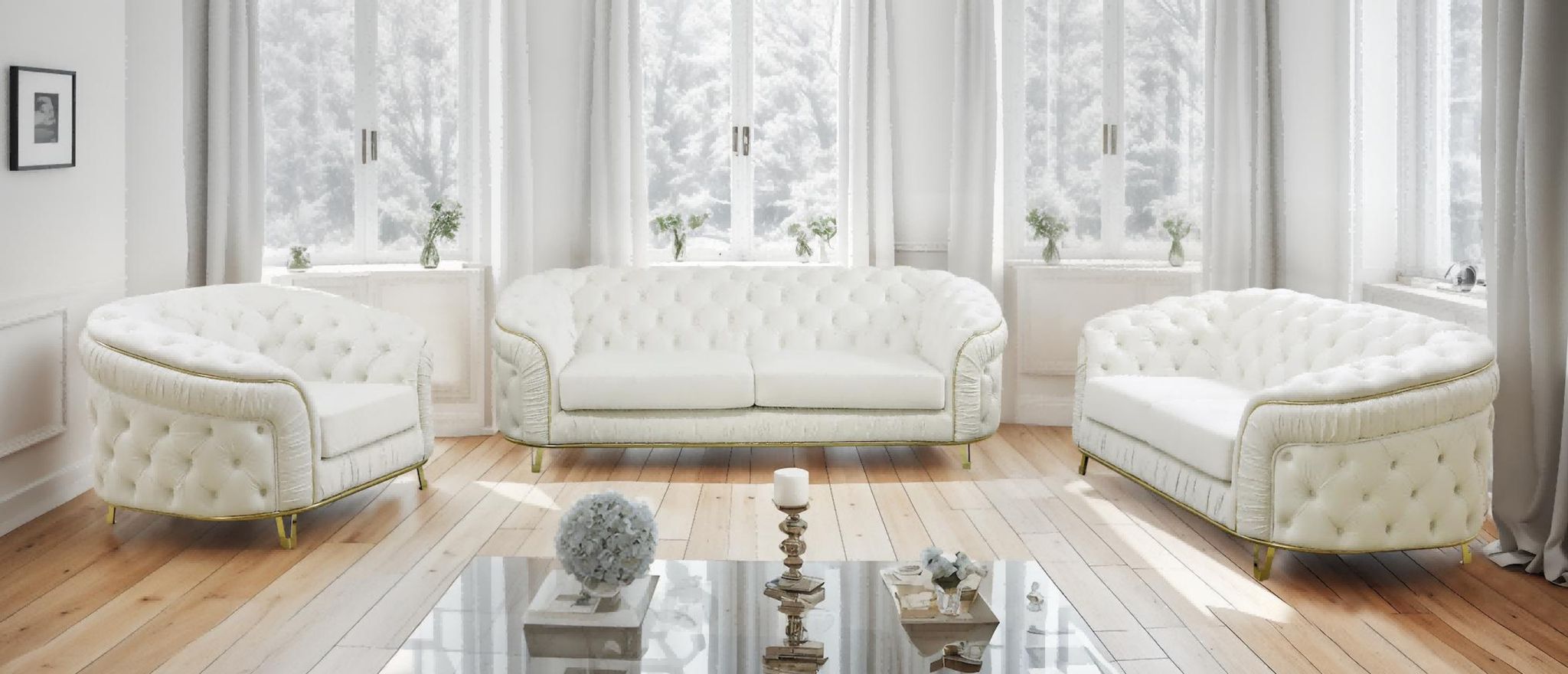Royal Sofa, Loveseat, Chair