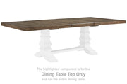Bolanburg - RECT DRM Extension Table Top - Brown / Beige