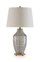 Abbriel - Glass Table Lamp - Antique Green
