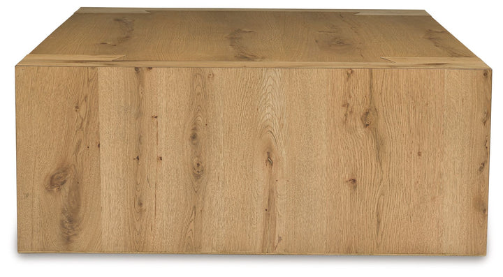 Bracken - Rectangular Cocktail Table - Light Brown