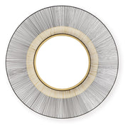Dallmen - Accent Mirror - Black / Gold Finish