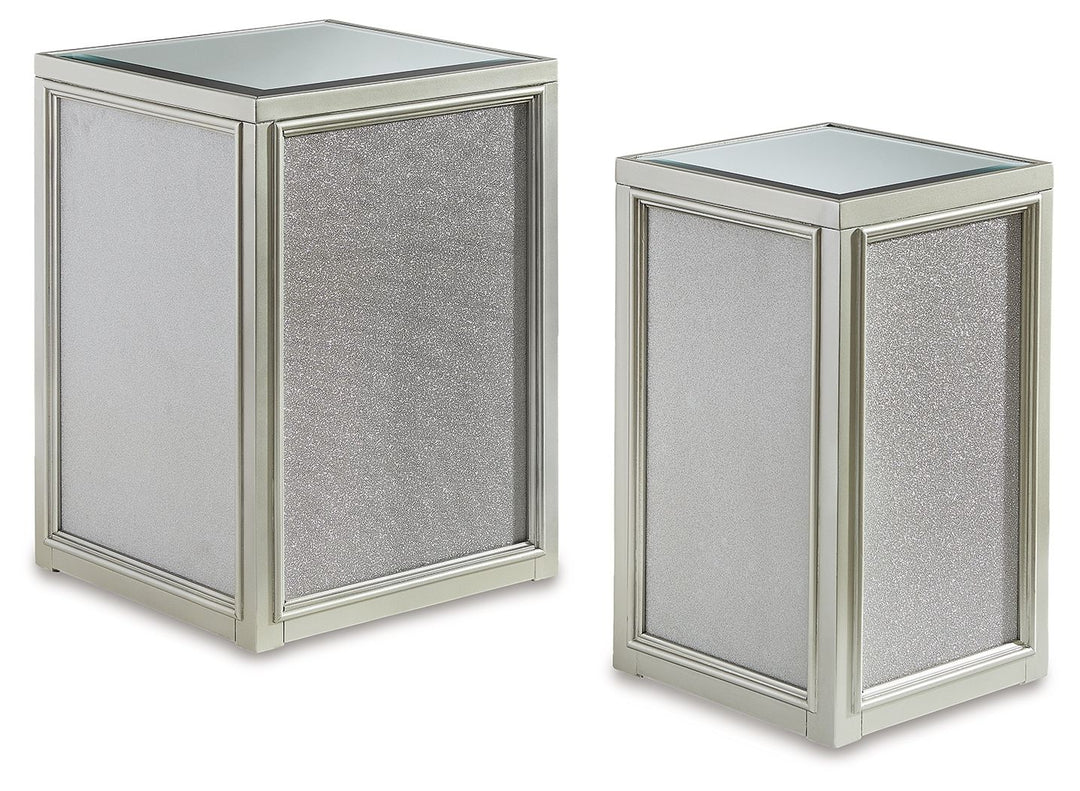 Traleena - Nesting End Tables (Set of 2) - Silver Finish