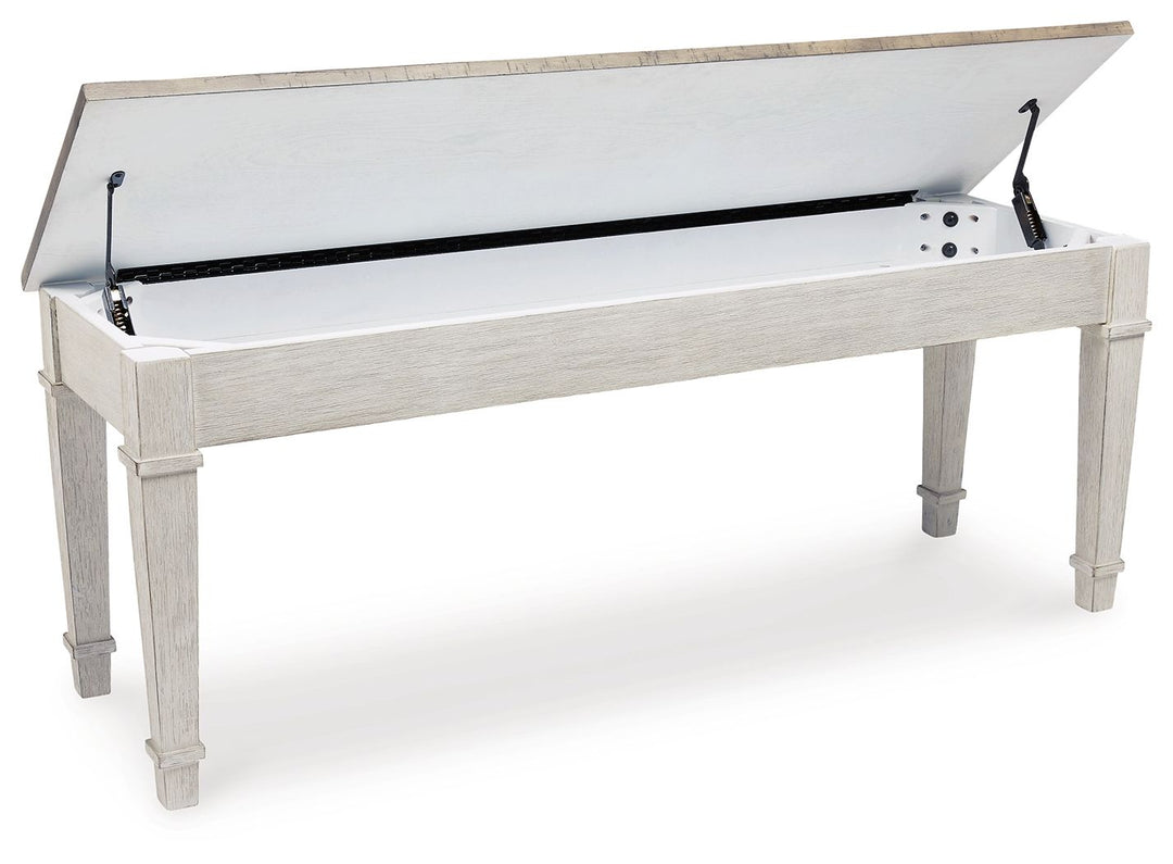 Skempton - Storage Bench - White