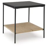 Minrich - Accent Table - Black / Natural