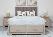 Nova Solid Wood Storage Bed - Made in Canada