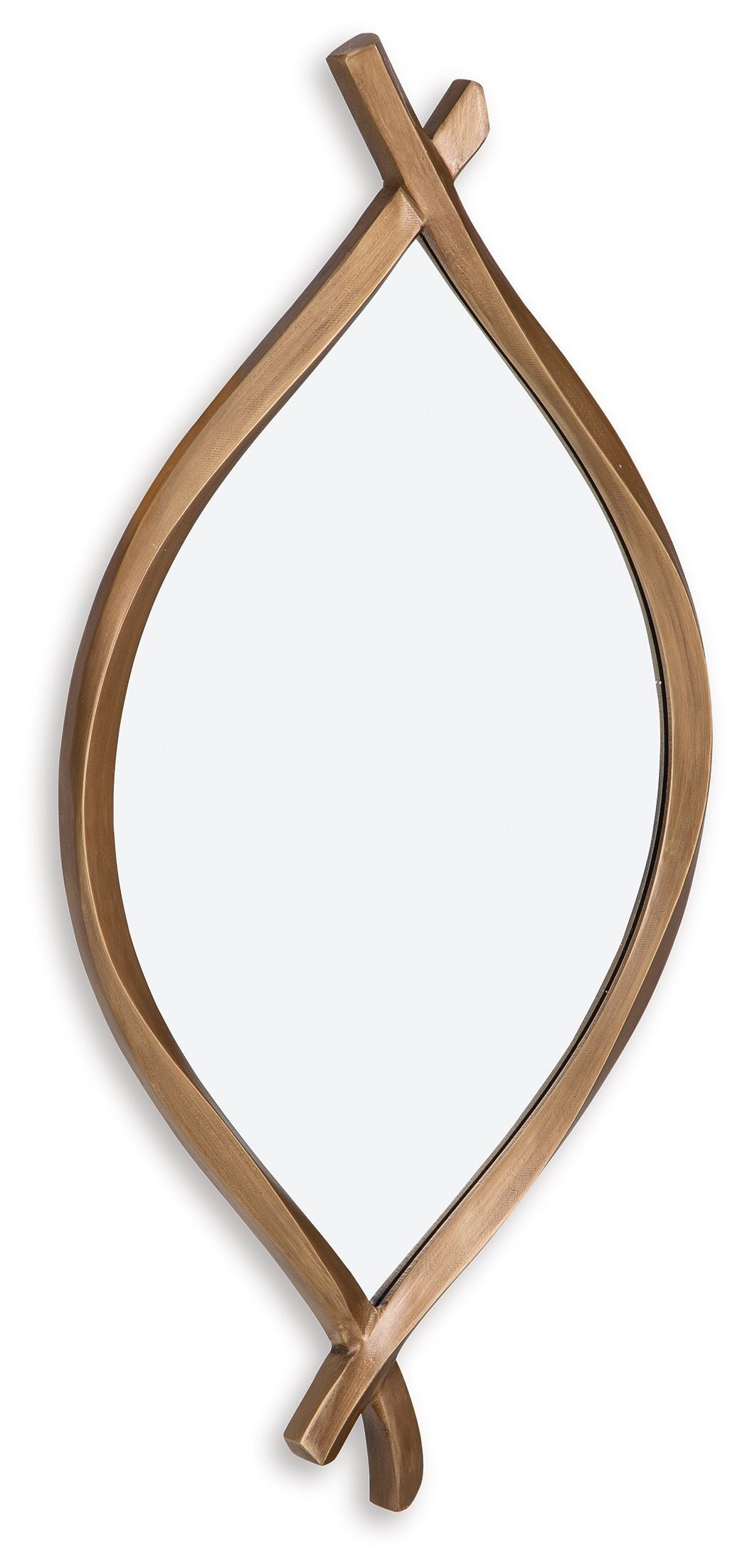 Bartner - Accent Mirror - Antique Gold Finish