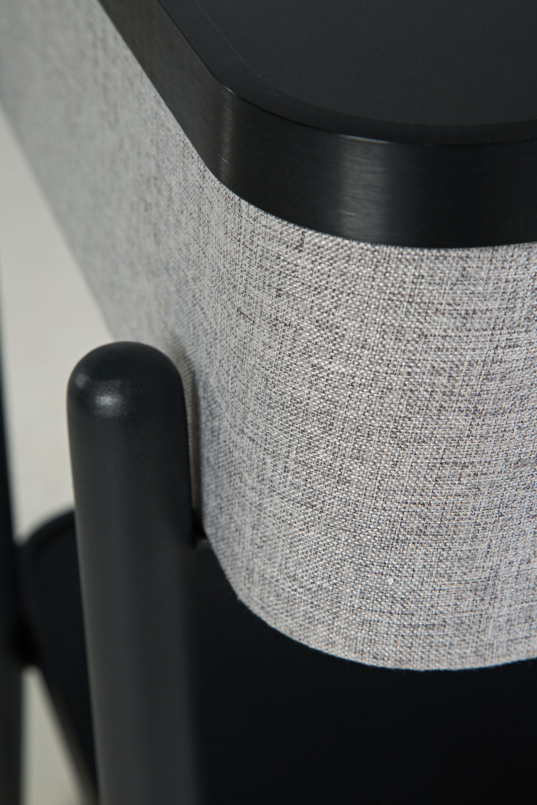 Jorvalee - Gray / Black - Accent Table with Speaker