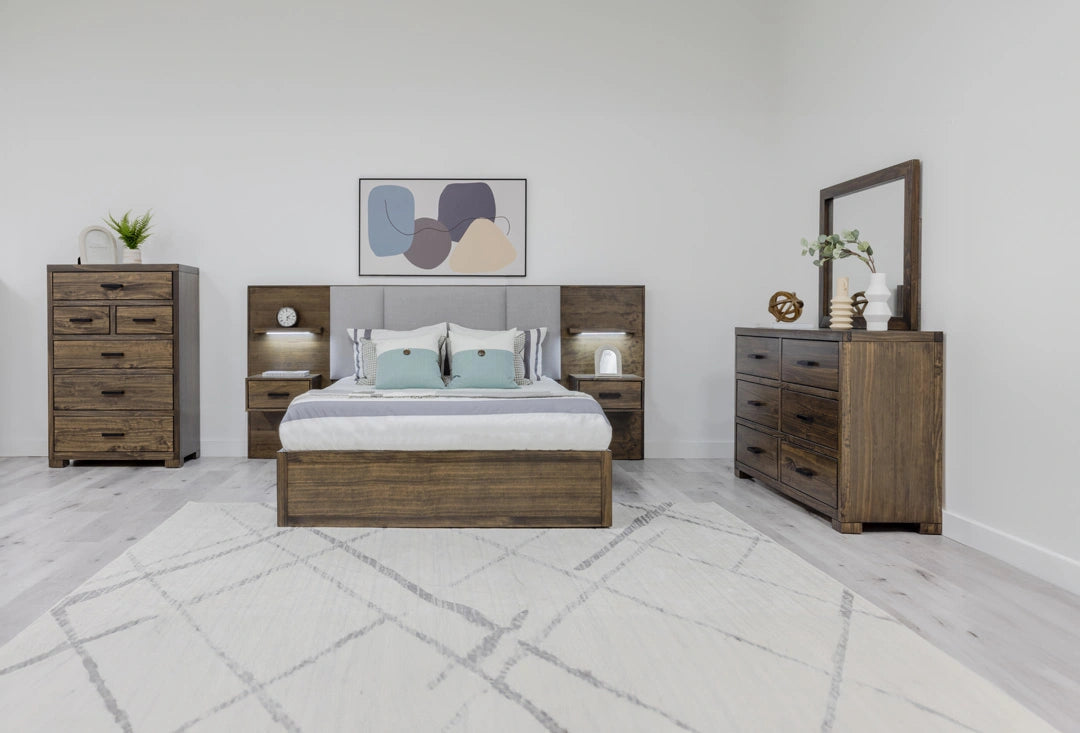 Oliver Storage Bed w/ Floating Nightstands