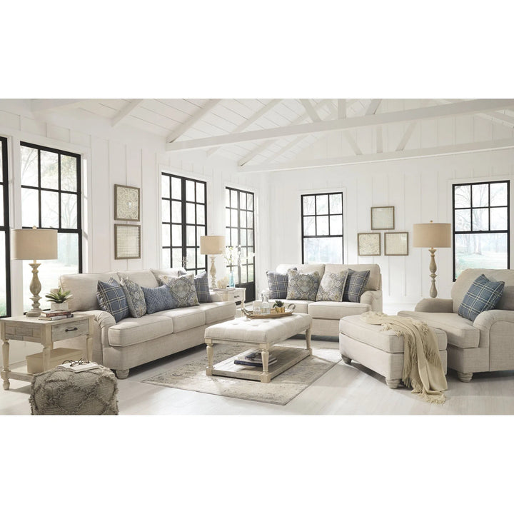 Ashley 27403/38/35/23/14 Traemore - Linen - Sofa, Loveseat, Chair and a Half & Ottoman