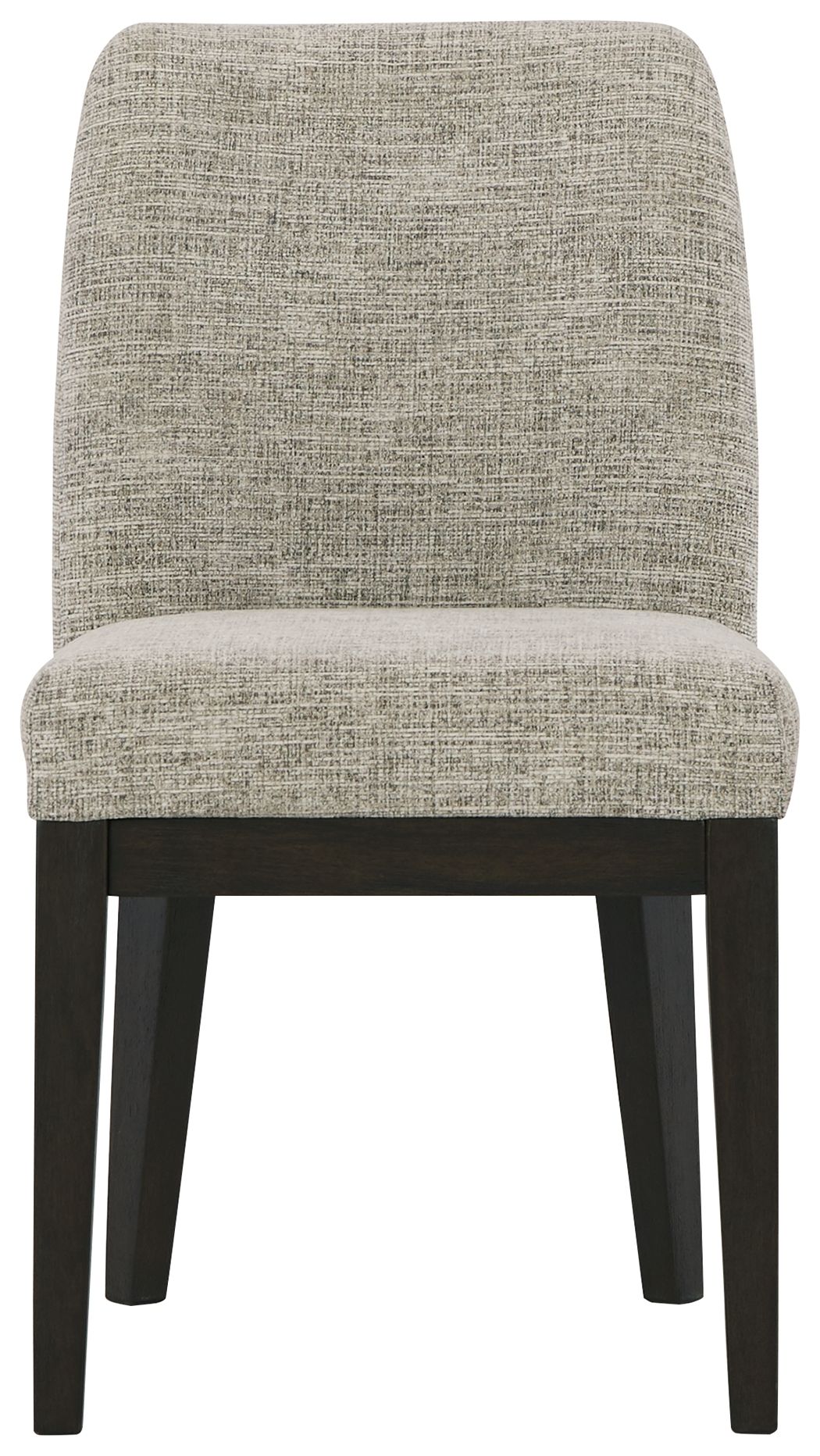 Burkhaus - Beige / Dark Brown - Dining Uph Side Chair