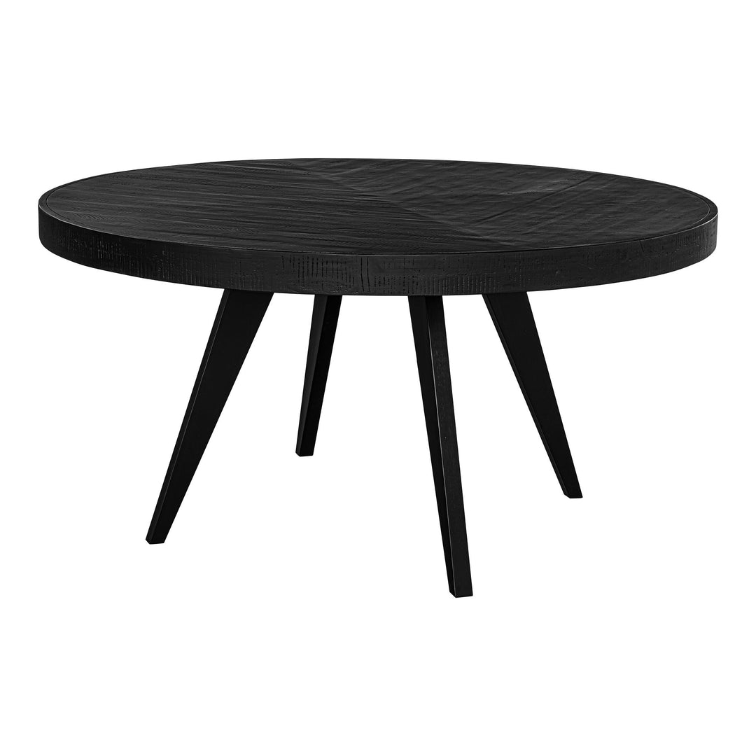 Parq - Acacia Round Dining Table - Black