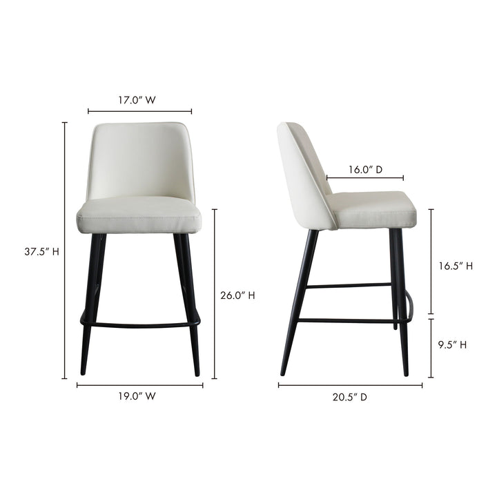 Emelia - Counter Stool - Ivory