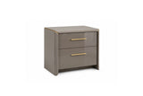 Anna Grey 2-Drawer Nightstand