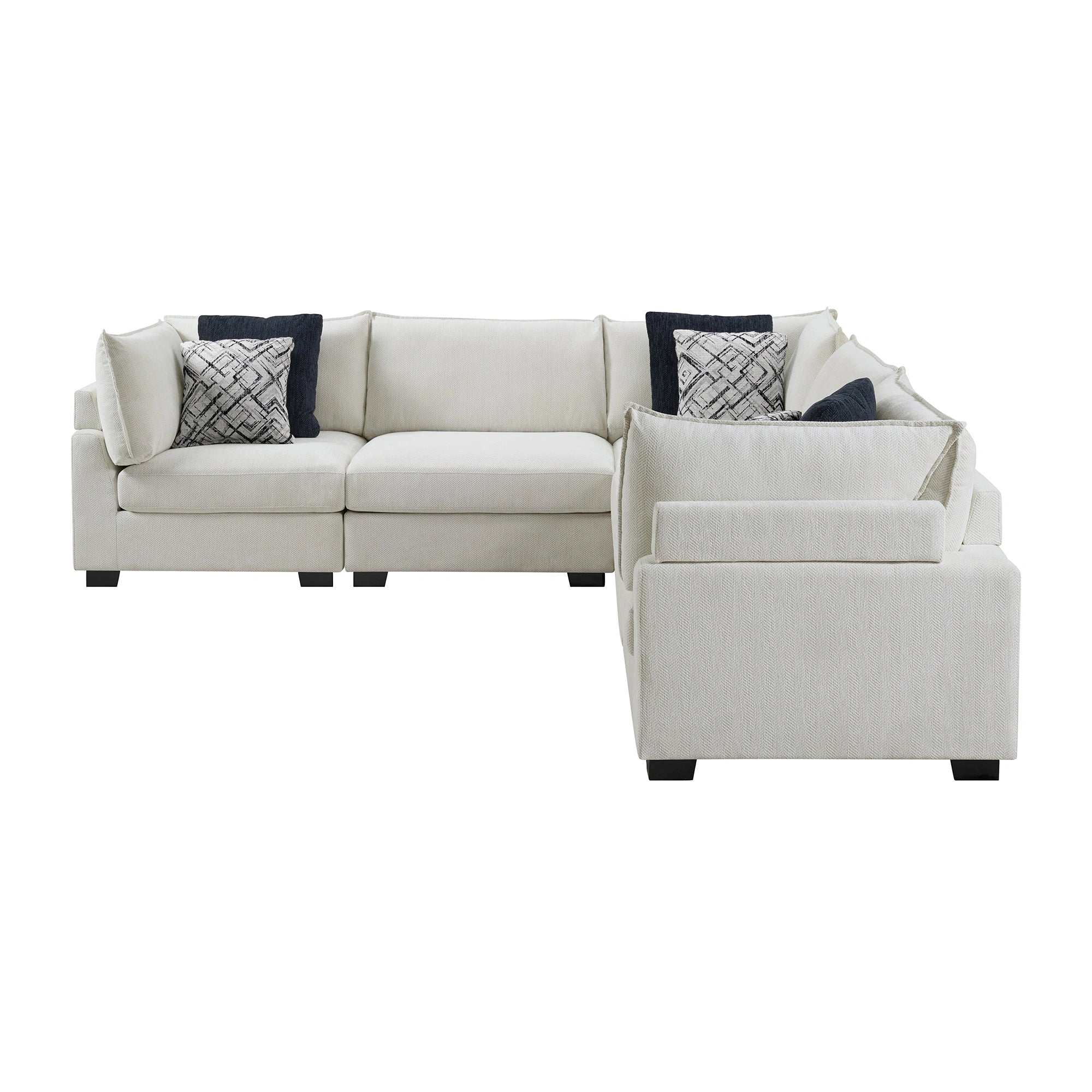 Delta Modular Sectional 6PC - Ivory