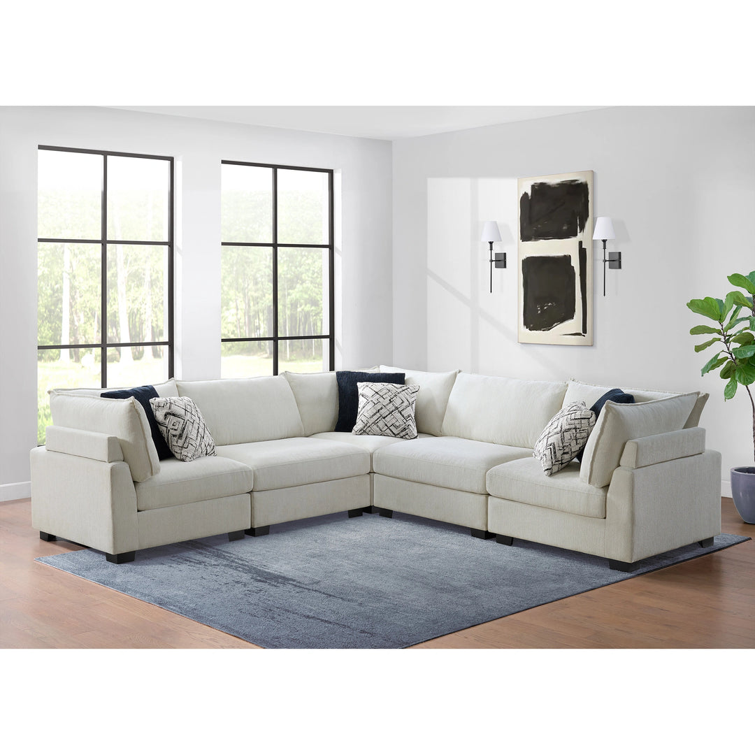 Delta Modular Sectional - Ivory