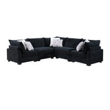 Delta Modular Sectional – Onyx Black