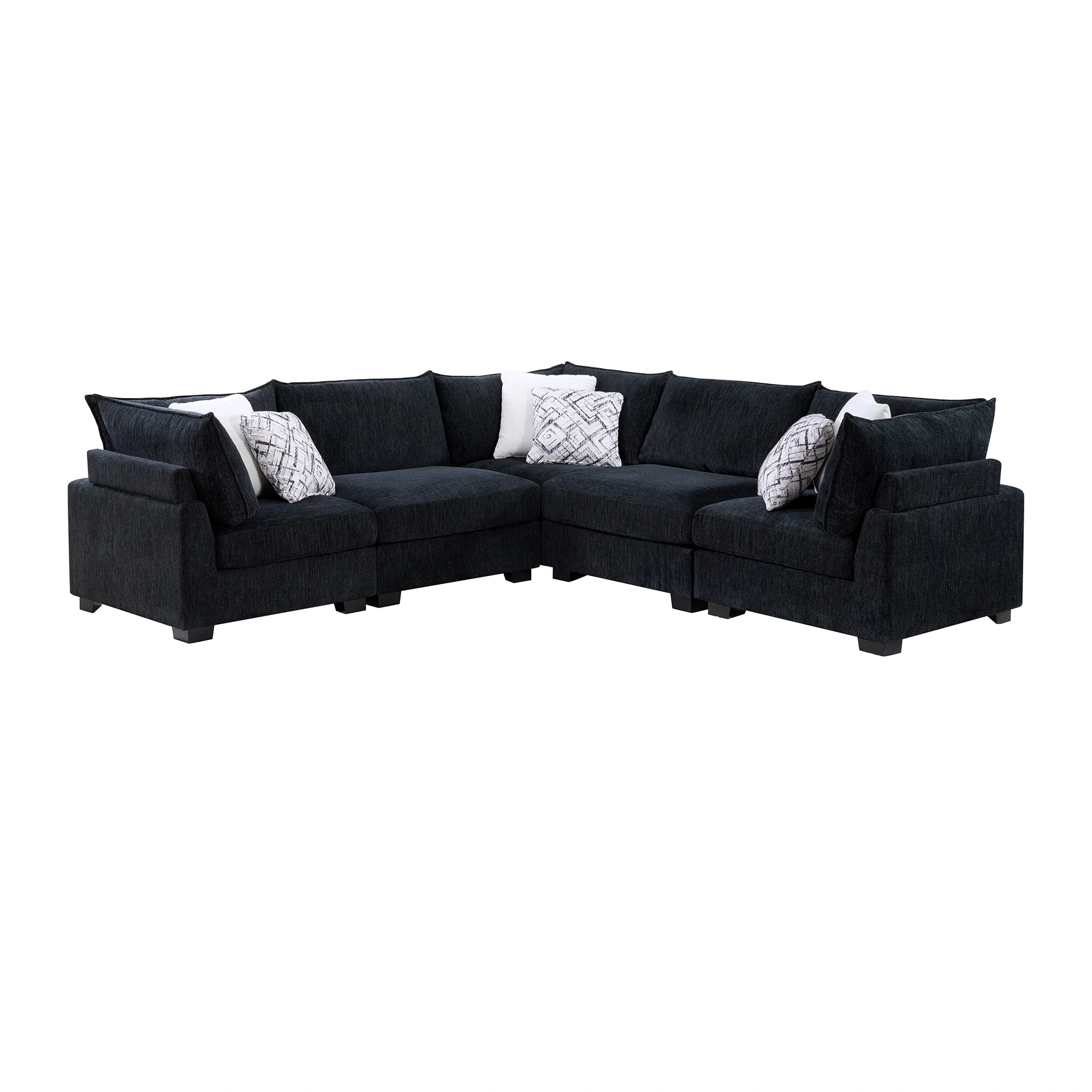 Delta Modular Sectional – Onyx Black