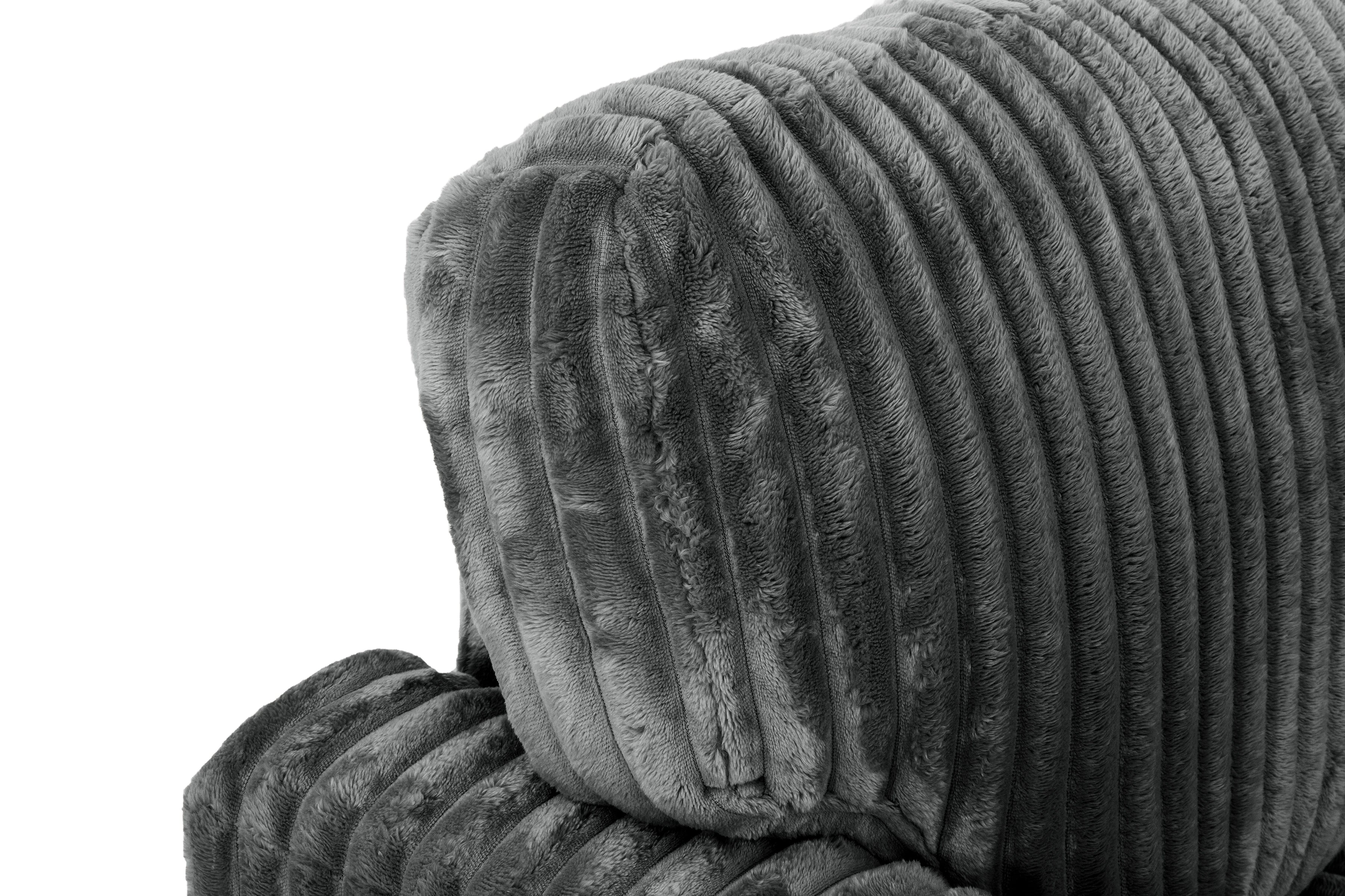 Arabella Media Sleeper – Dark Grey Sectional