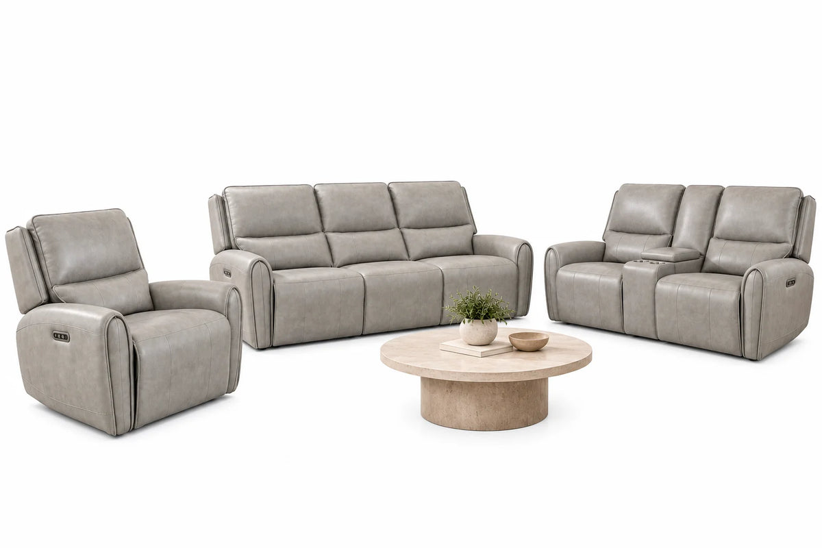 Bane Power Reclining Sofa, Loveseat & Chair Set