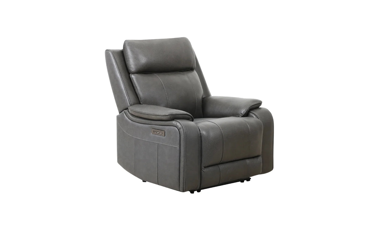Brindle Power Recliner – Charcoal