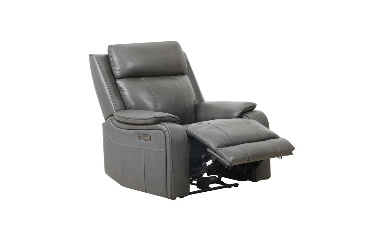 Brindle Power Recliner – Charcoal