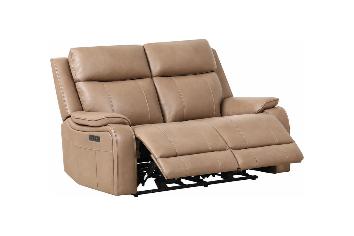 Brindle Power Reclining Loveseat – Taupe