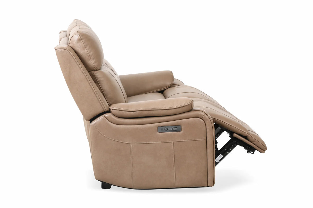 Brindle Power Reclining Loveseat – Taupe