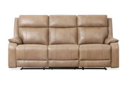 Brindle Power Reclining Sofa – Taupe