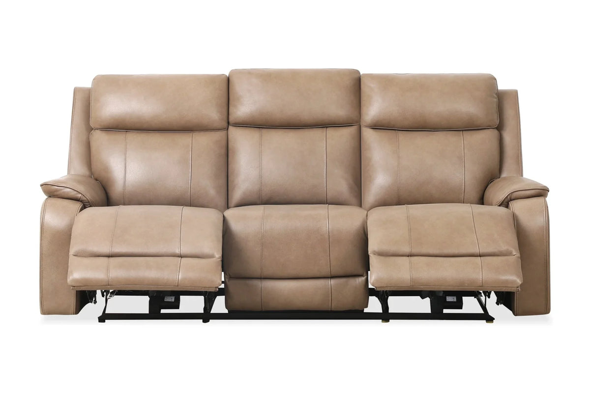 Brindle Power Reclining Sofa – Taupe