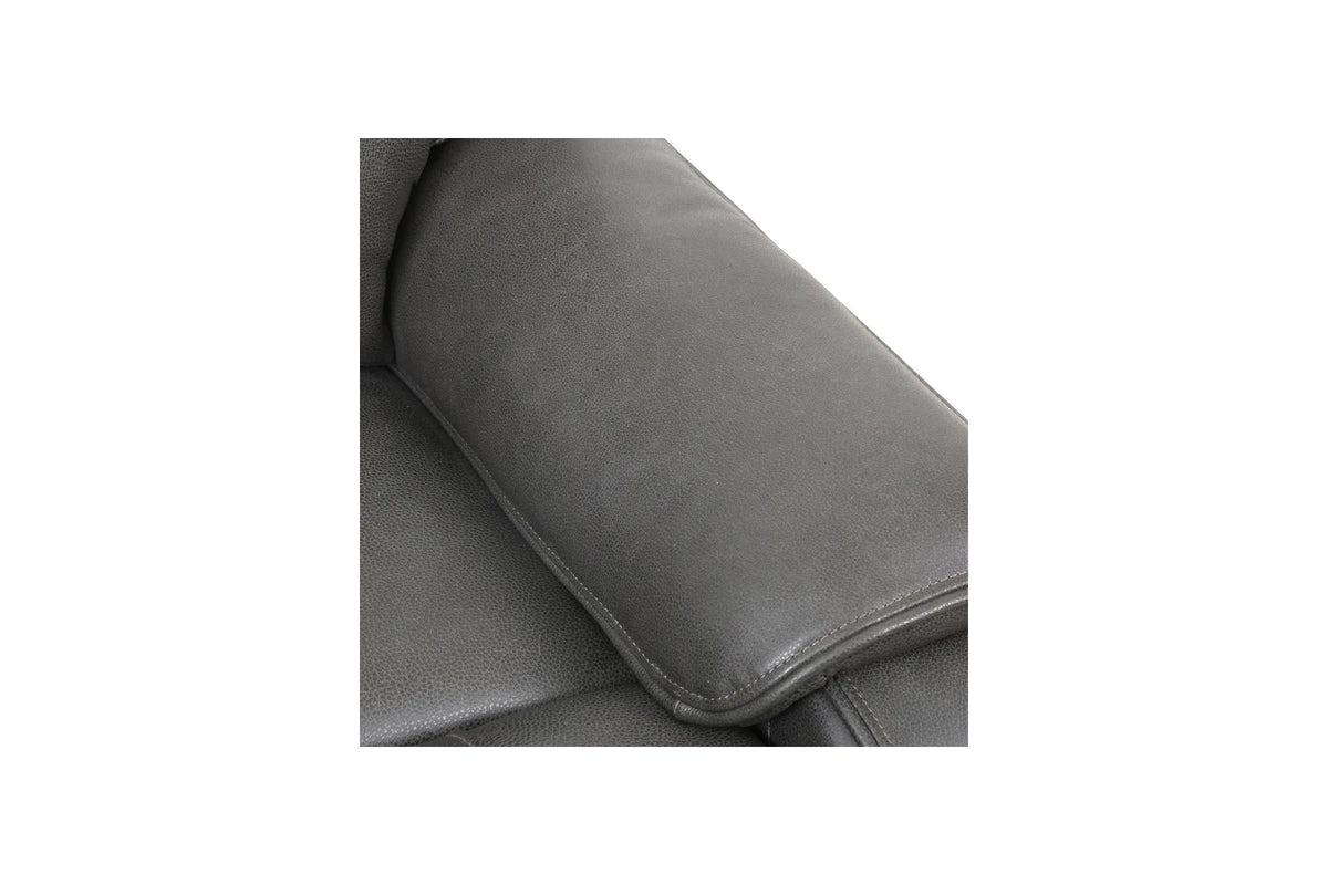 Brindle Power Reclining Sofa – Charcoal