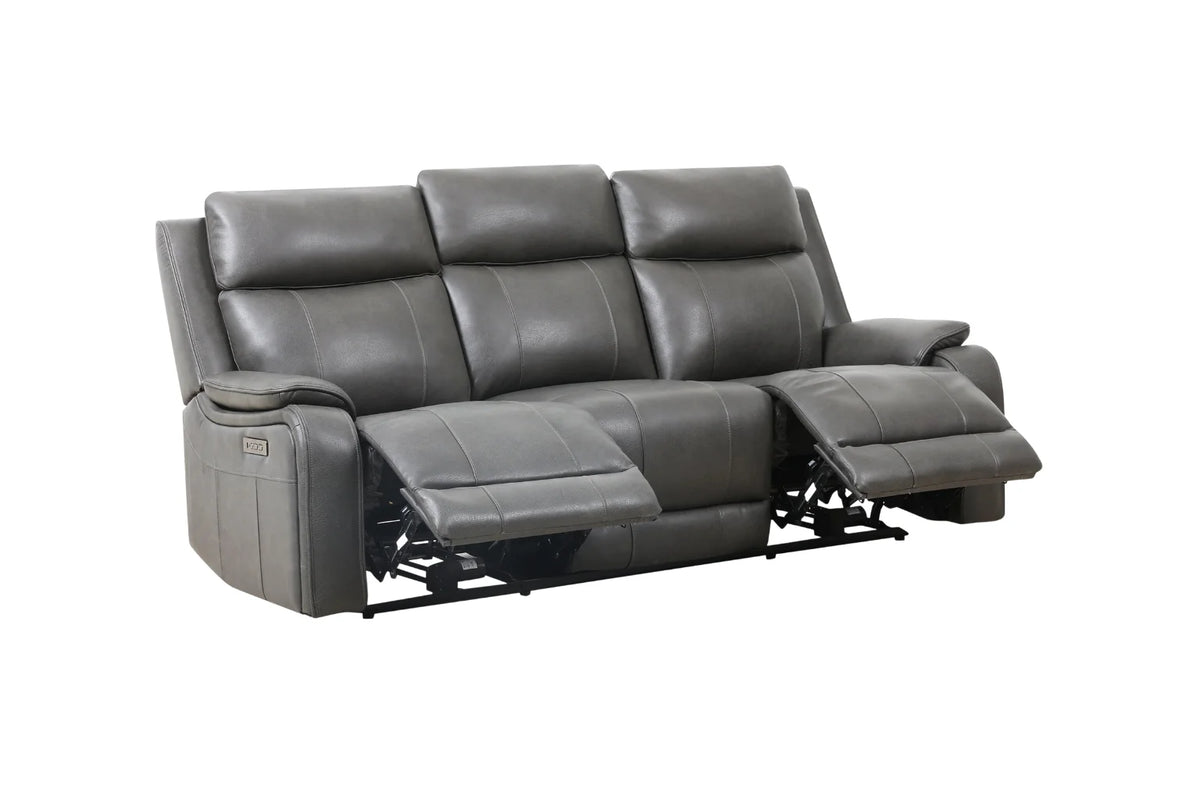 Brindle Power Reclining Sofa – Charcoal