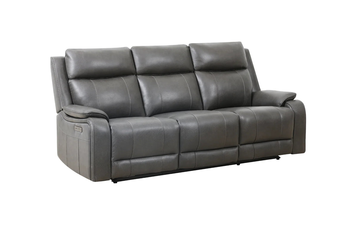 Brindle Power Reclining Sofa – Charcoal
