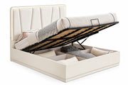 Cardiff Storage Bed – White Gloss Finish