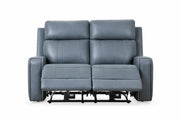 Cavron Power Reclining Loveseat – Blue
