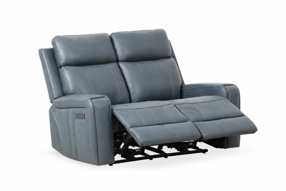 Cavron Power Reclining Loveseat – Blue