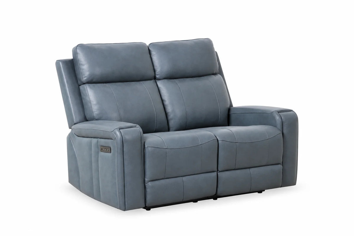 Cavron Power Reclining Loveseat – Blue