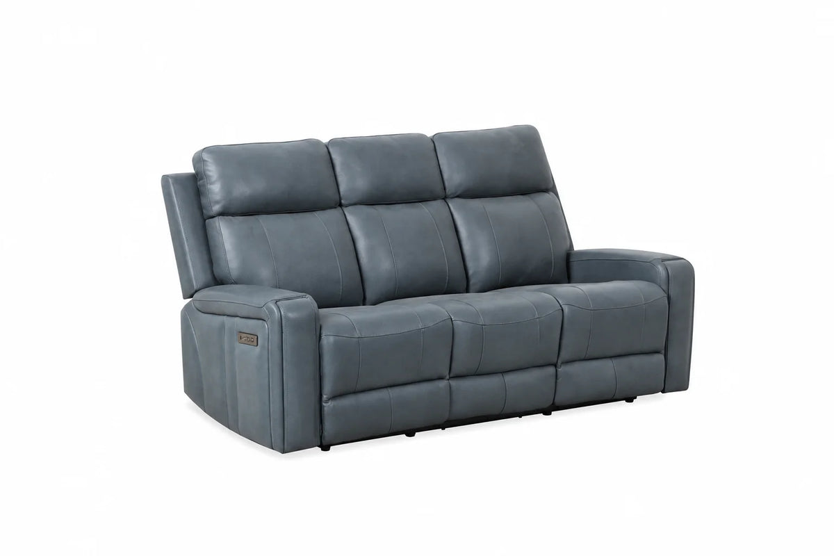 Cavron Power Reclining Sofa – Blue