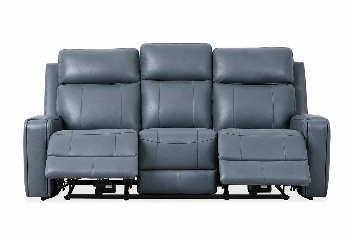 Cavron Power Reclining Sofa – Blue