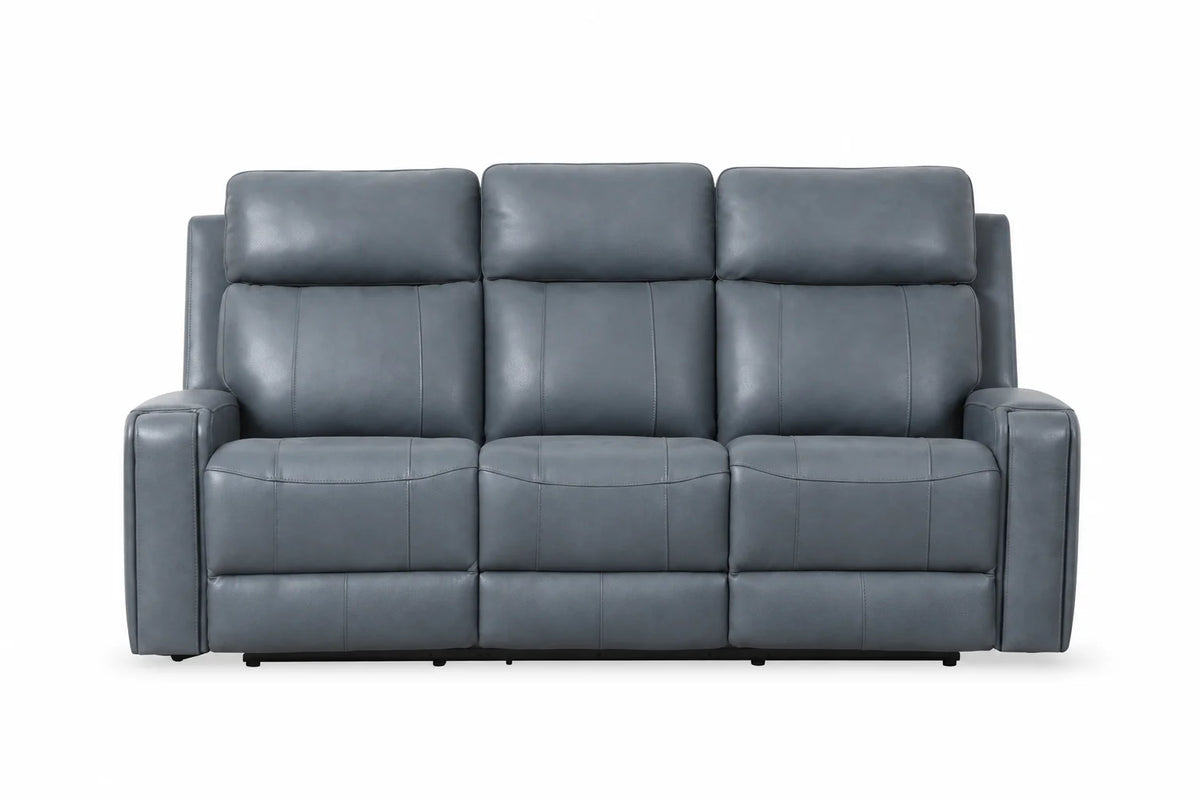 Cavron Power Reclining Sofa – Blue