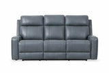Cavron Power Reclining Sofa – Blue
