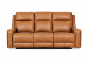 Cavron Power Reclining Sofa – Cognac