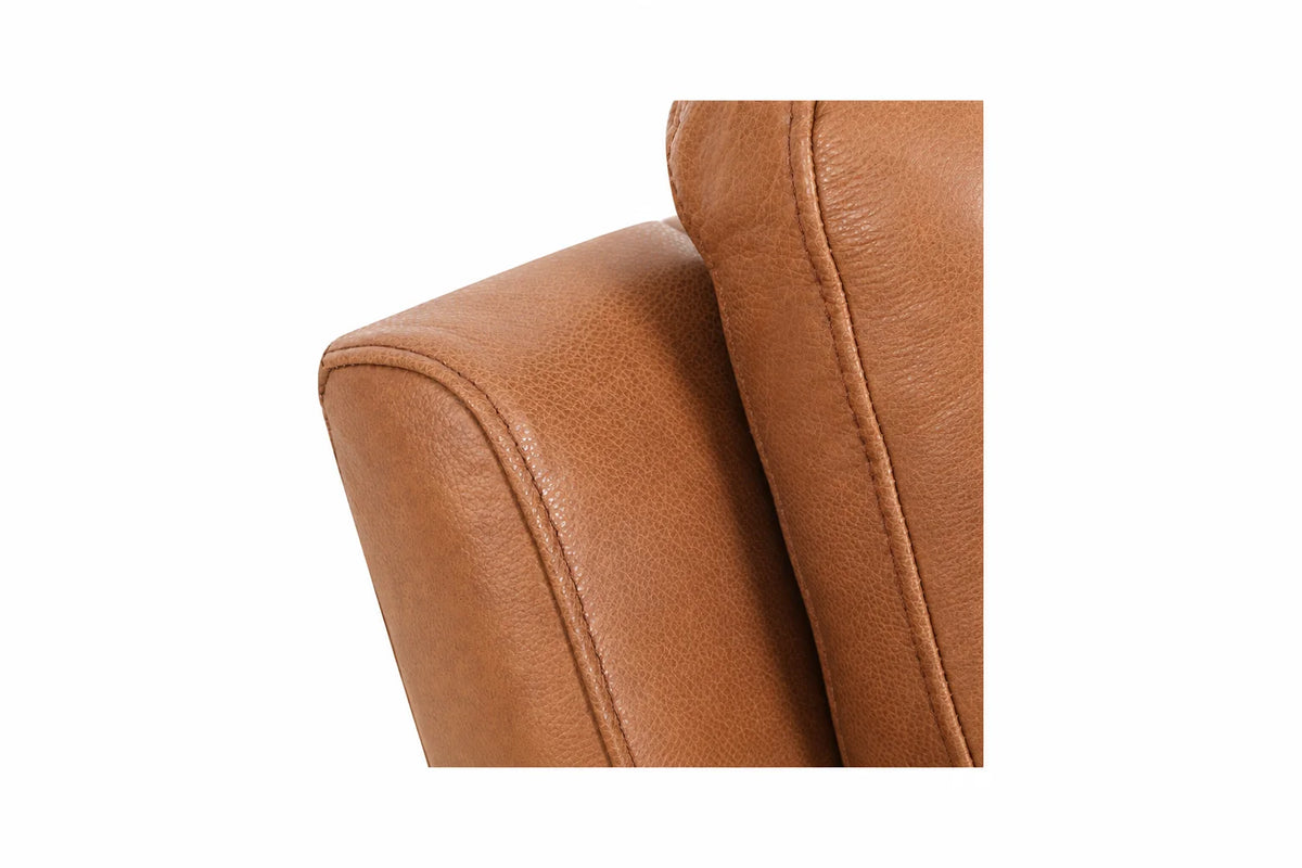 Cavron Power Reclining Sofa – Cognac