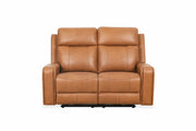 Cavron Power Reclining Loveseat – Cognac