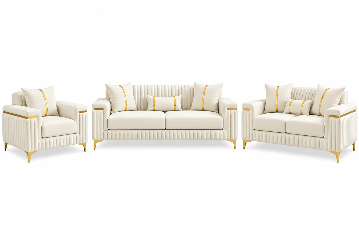Darcy Sofa, Loveseat & Chair