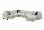 Delta Modular Sectional 6PC - Ivory